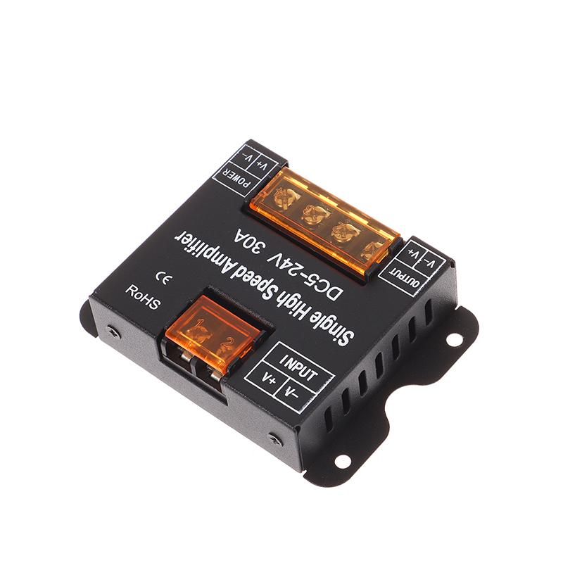 Led 30A/Ch 360W Dc5-24V Ip20 Single Color High Speed Alplifier Led Single Color Amplifier Repeater For Light Strip