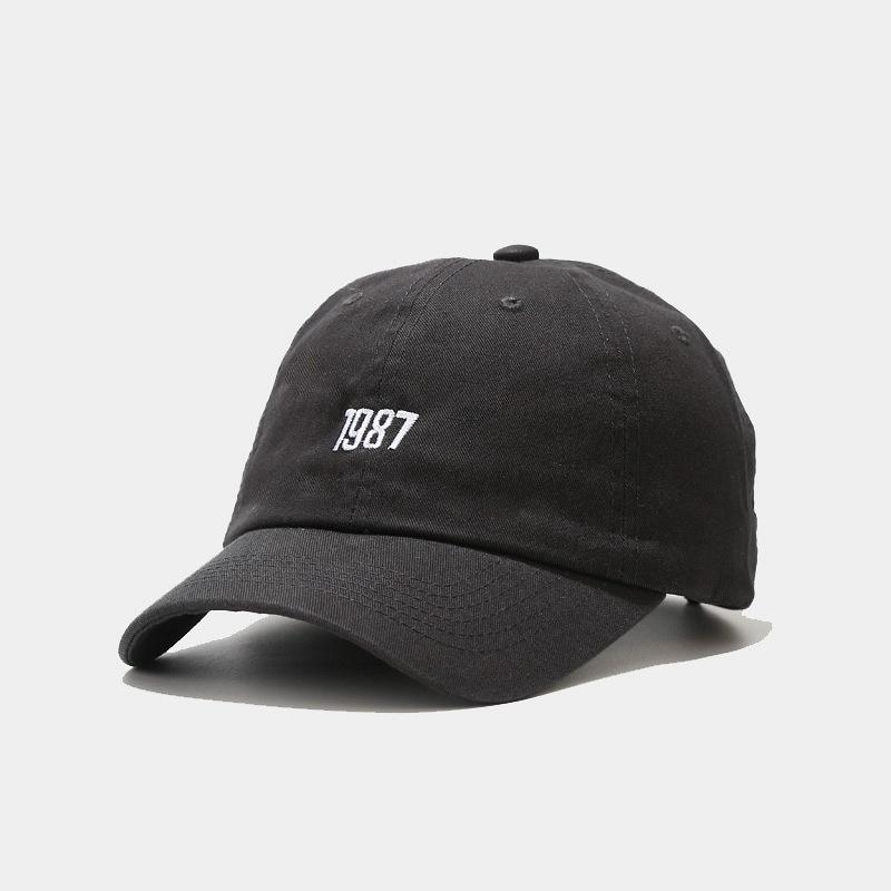 Ins Baseball Cap Women's Autumn Fashion Soft Top Curved Brim Hat Embroidery Cap Men's Casual Hat Tide