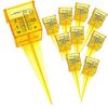 10pcs Plastic Rain Gauge Outdoor Water Rain Gauge Water Measuring Tool 1.5 Inch Sprinkler Gauge - RiRi