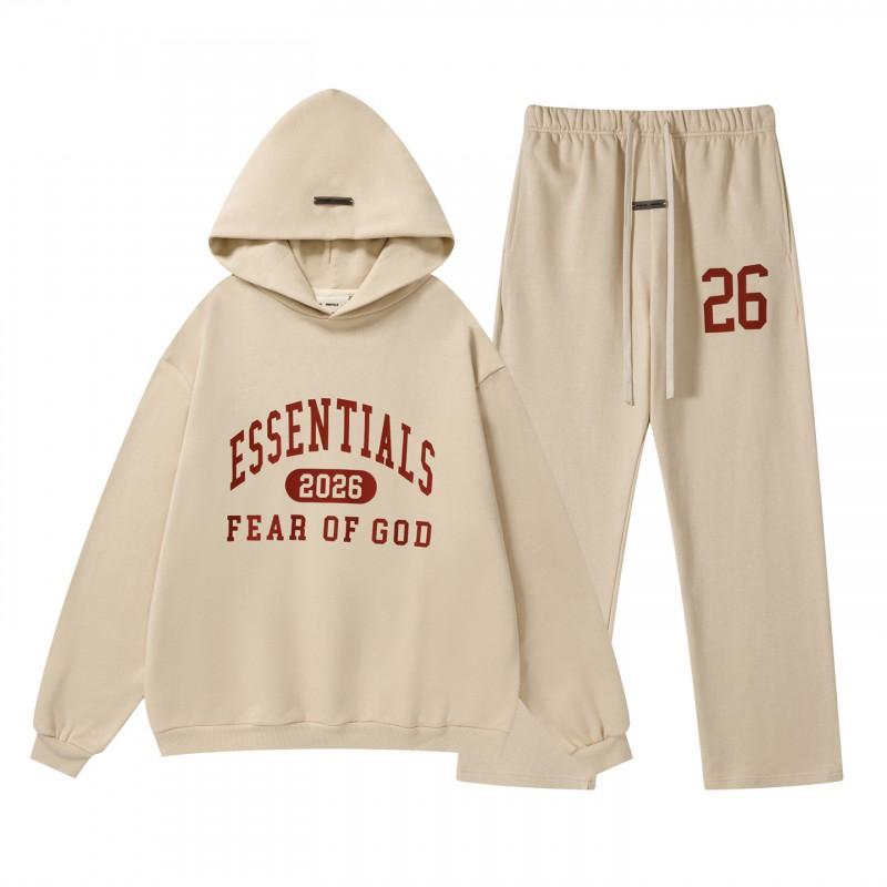 Mens Oversized Hooded Sweatshirt Jogger Set High Street Style Cotton Casual Tracksuit