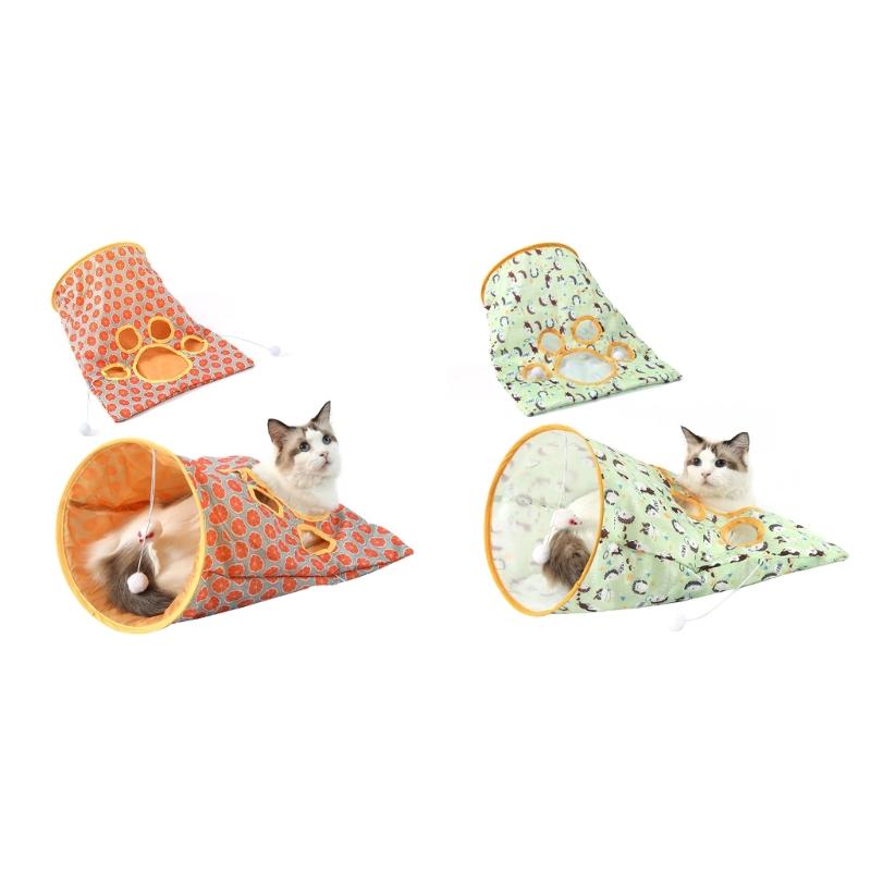 Crinkle Sound Cats Tunnel Toy Cats Play Tent Teasing Tube Pet Entertainment Playtent Pet Interactive Tube Activity Toy