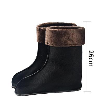 DAXTE Men's Winter Rain Boot Fleece Liners - 5 Pack