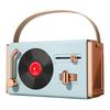 Tragbarer Retro-Bluetooth-Lautsprecher, Hohe Klangqualität, Blau, ABS