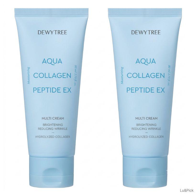 Dewytree Aqua Collagen Peptide EX Multi Cream 80ml + 80ml (+Free gift)
