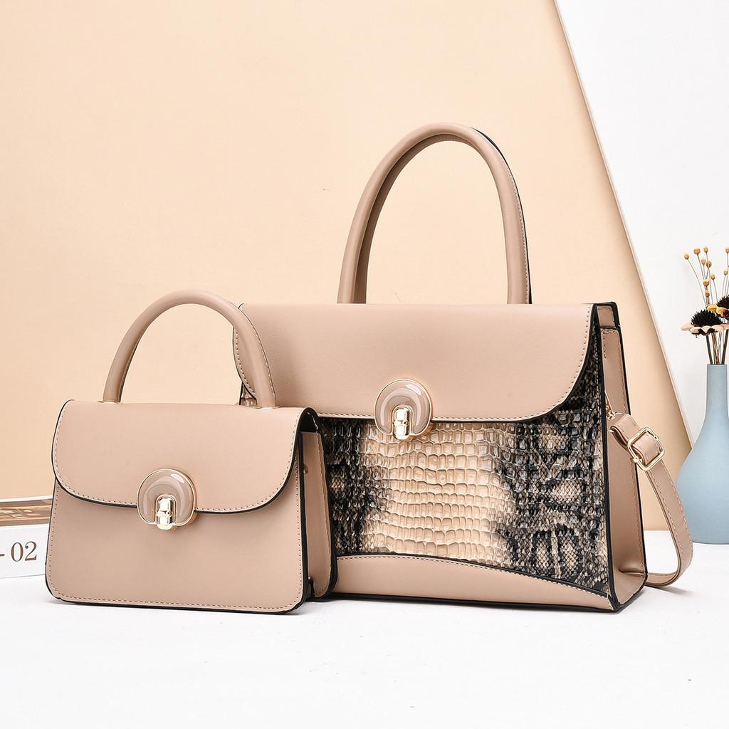 Capacity Large Mother And Child Package With Serpentine Print Design Daily For