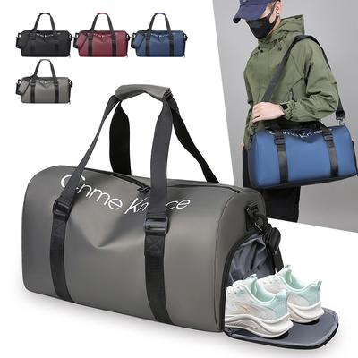 Neue Unisex-Reise-Duffeltasche mit großer Kapazität, wasserdichte Sport-Fitness-Handtasche mit Schuhfach, Trocken-Nass-Trennung, Schwimmtaschen