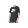 Nike T Shirts Men's Black Crew Neck Moderate Straight Fit FB9789-010