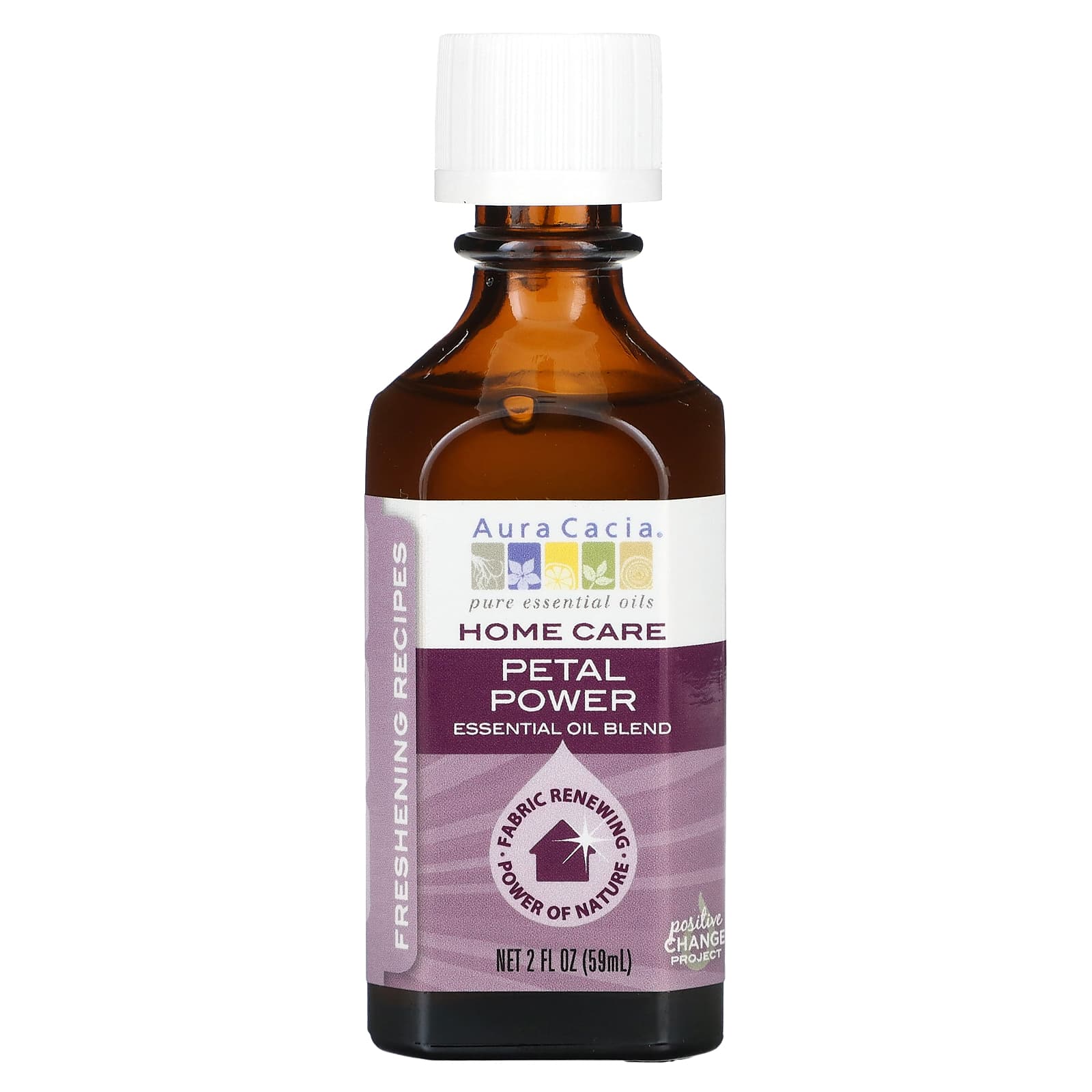 

Aura Cacia, Home Care, Essential Oil Blend, Pettle Power, 2 fl oz (59 ml)