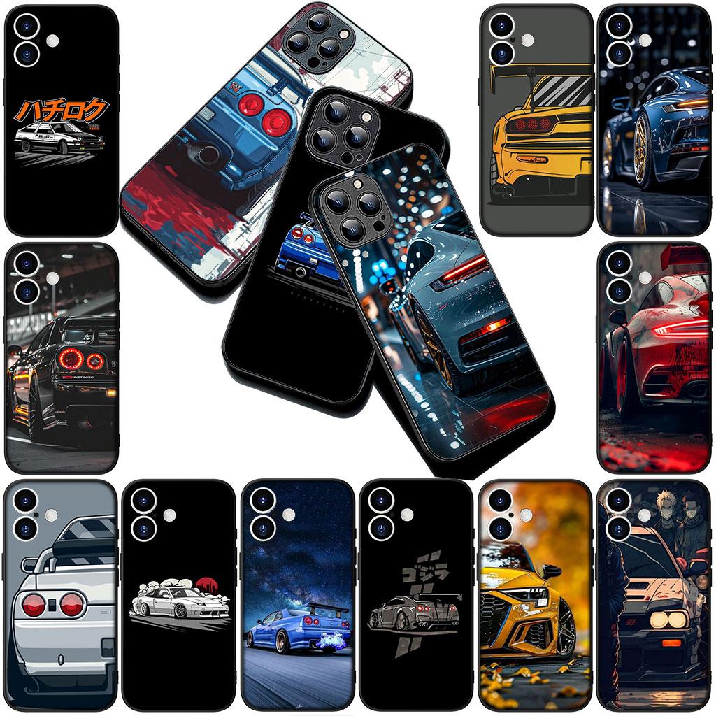 Casing Phone Cover for Huawei P30 P20 Mate 20 10 Lite Pro Y7 Y6P Y7A 2019 Nova 5T 3I Case Supercar Super Car Cartoon Taillights