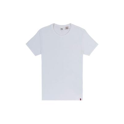 Levis Cotton Crew Neck T-Shirt 2-Pack Men Tops White 79541-0000