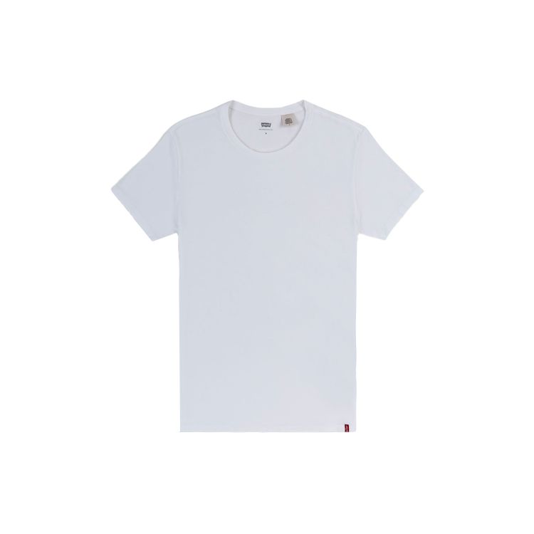 Levis Cotton Crew Neck T-Shirt 2-Pack Men Tops White 79541-0000