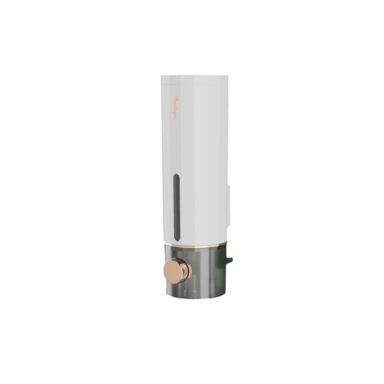 Handcrafted Wall-Mounted Soap Dispenser with Bath Brush for Foam and Gel