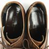 USED/Queen Classic Made In Japan Long Nose Straight Tip Business Shoes Brown Size 40 (25.0)