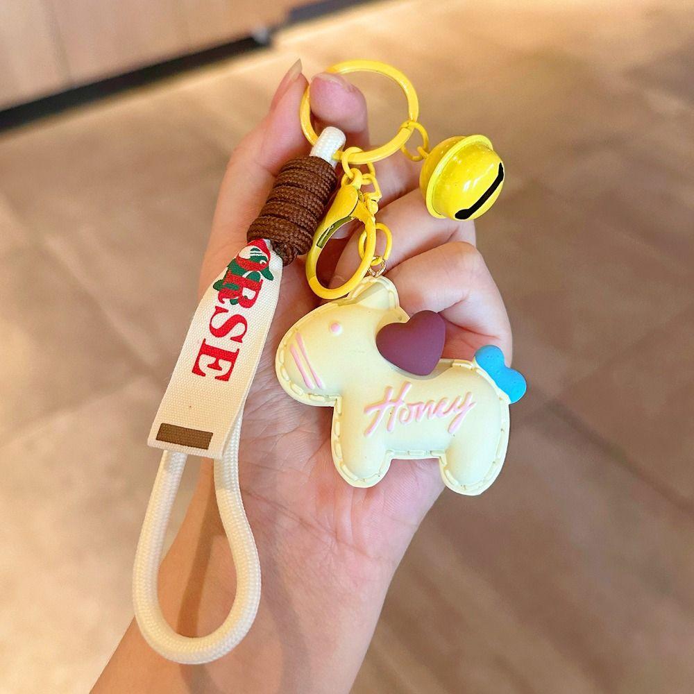 Pony Schlüsselanhänger aus Harz im Cartoon-Stil Realistische Pferdeanhänger aus Harz Heim-Büro-Dekor