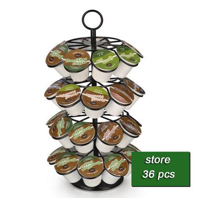 Rotierendes Kaffeekapselregal zur Aufbewahrung von K-CUP/Dolce Gusto/36 Stück