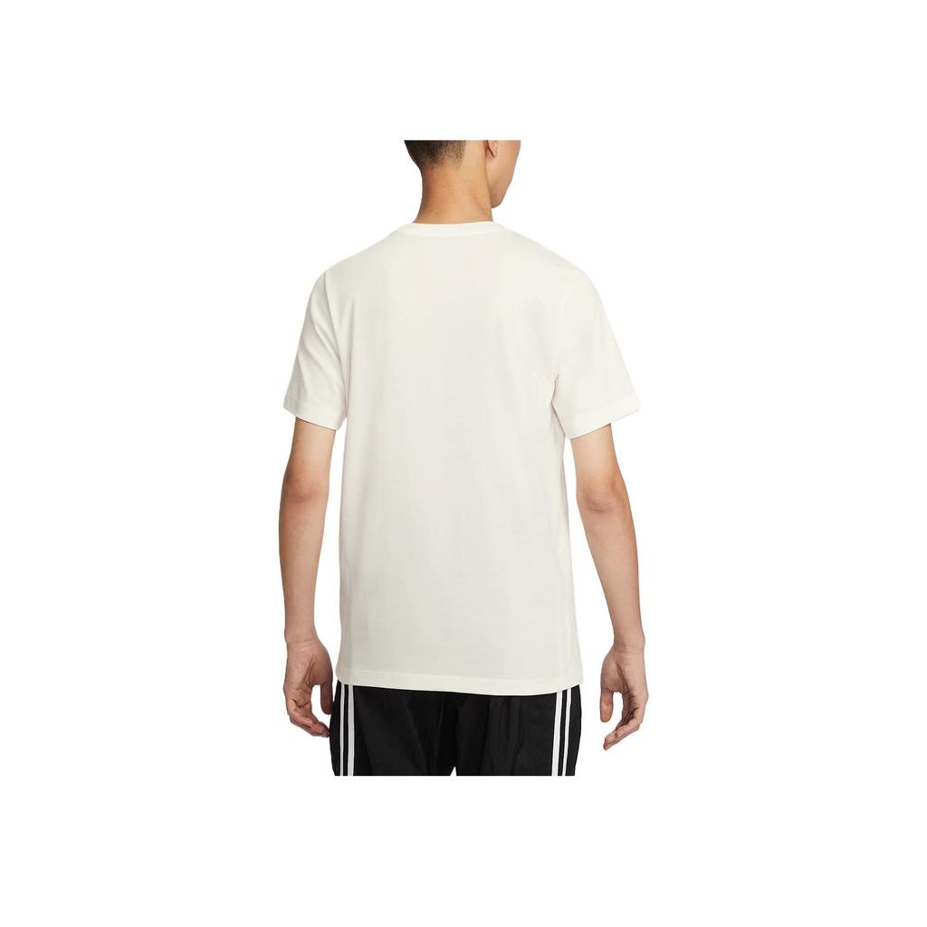 Nike Dri-Fit Comfortable Fashionable Versatile Solid Color Moisture-Wicking Short Sleeve T-Shirt Men Tops Sail-White HJ3353-133