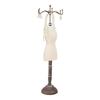 Practical Wood Necklace Holder Featuring Velvets Cover Modern Holder Perfect for Protections and Display of Fine Jewelry
