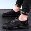 Hot Selling Men's Casual Leather Shoes - New Spring 2020, British Style, Versatile Low-Top Handmade Youth Footwear