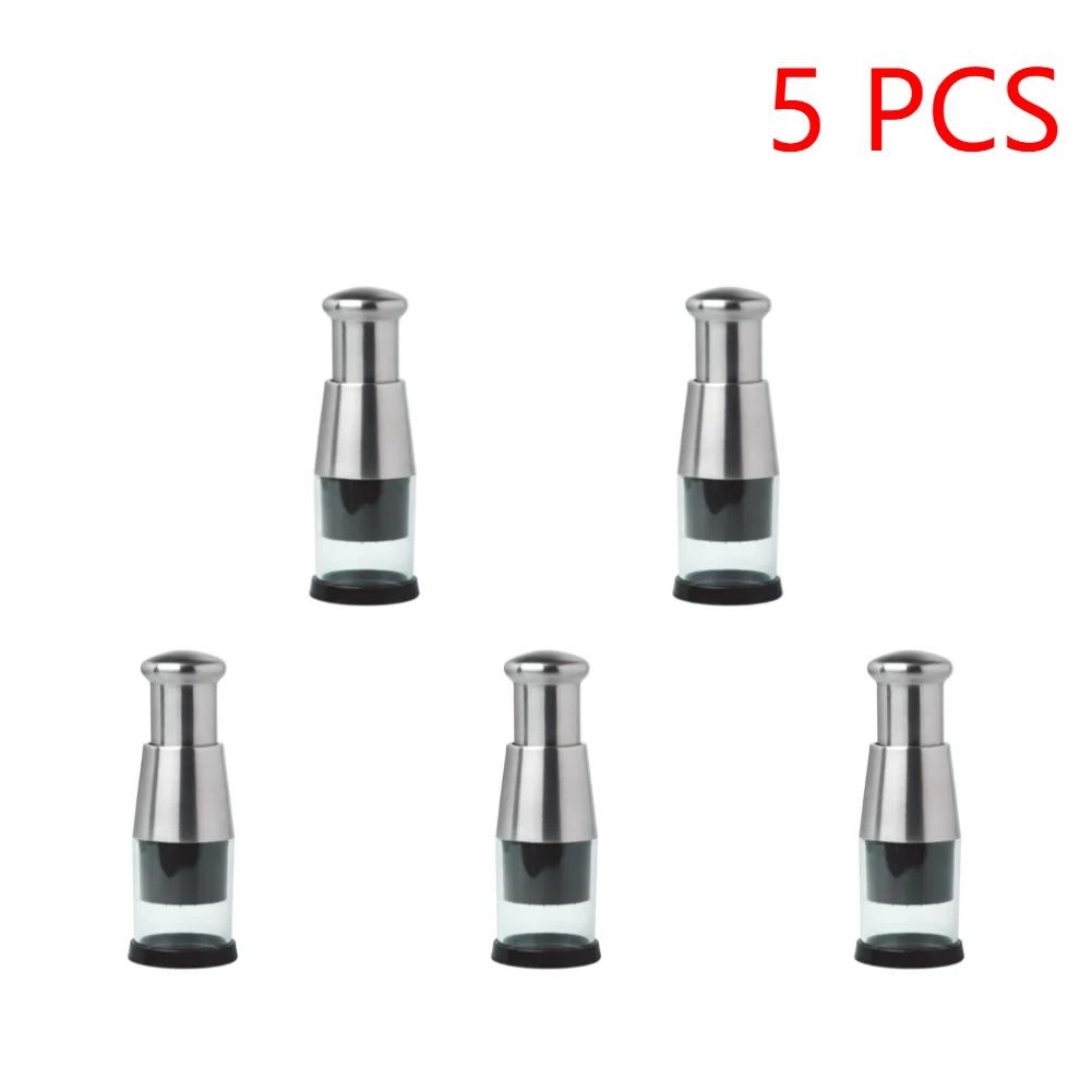 Stainless Steel Manual Hand Chopper Kitchen Tool Vegetable Chopper Mini Garlic Mincer for Garlic Ginger Nuts Food Crusher Cutter