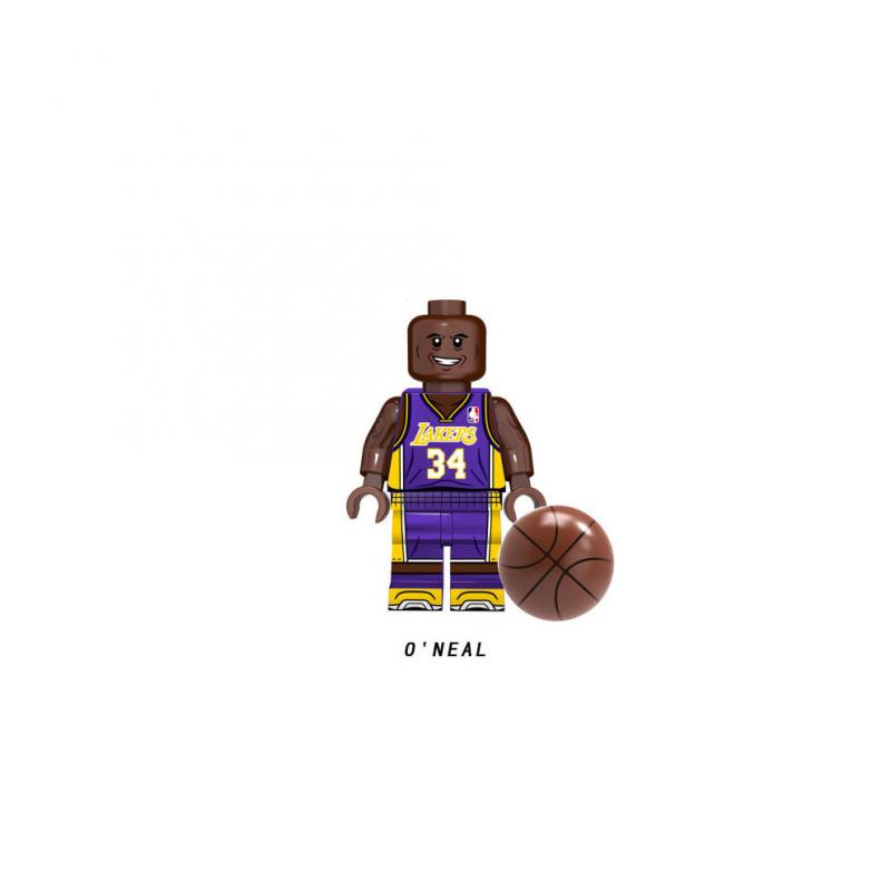 9Pcs NBA All-Star Kobe James Curry Mini Building Blocks Toy Fit 