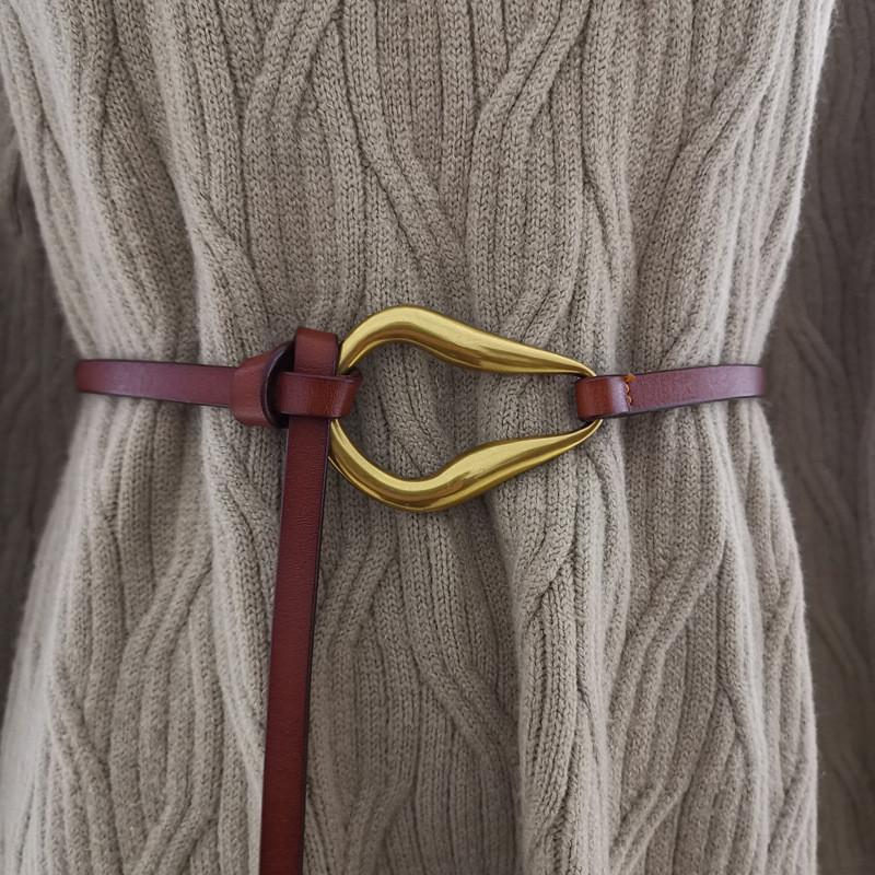 Waist Womens Leather Strap With Metal Buckle For Women Fashion And Daily Wear