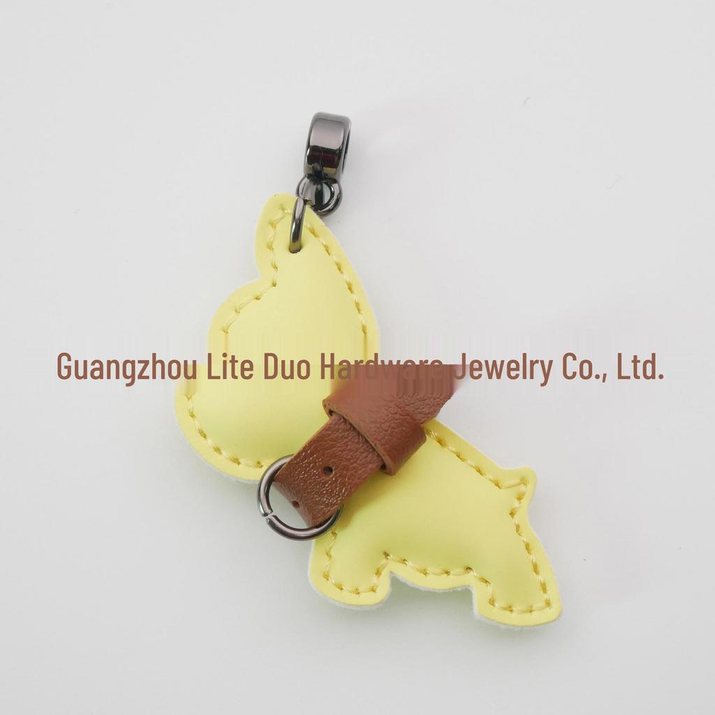 Handmade French Bulldog Pendant: Cute, High-Grade Keychain Accessory for Couples