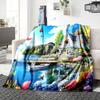 Peaceful Lakeside Retreat Blanket Soft Throw Blanket For Home Bedroom Bed Sofa Travel Office Solid Christmas Blanket