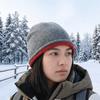 Double-sided Knitted Stacked Hat Streetwear Brimless Beanie Cap Pullover Cap  Women Girls