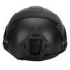 SCHNELL Leichter Schienenhelm Schutzbrillen Version MH Taktisch für CS Radfahren (Schwarz)