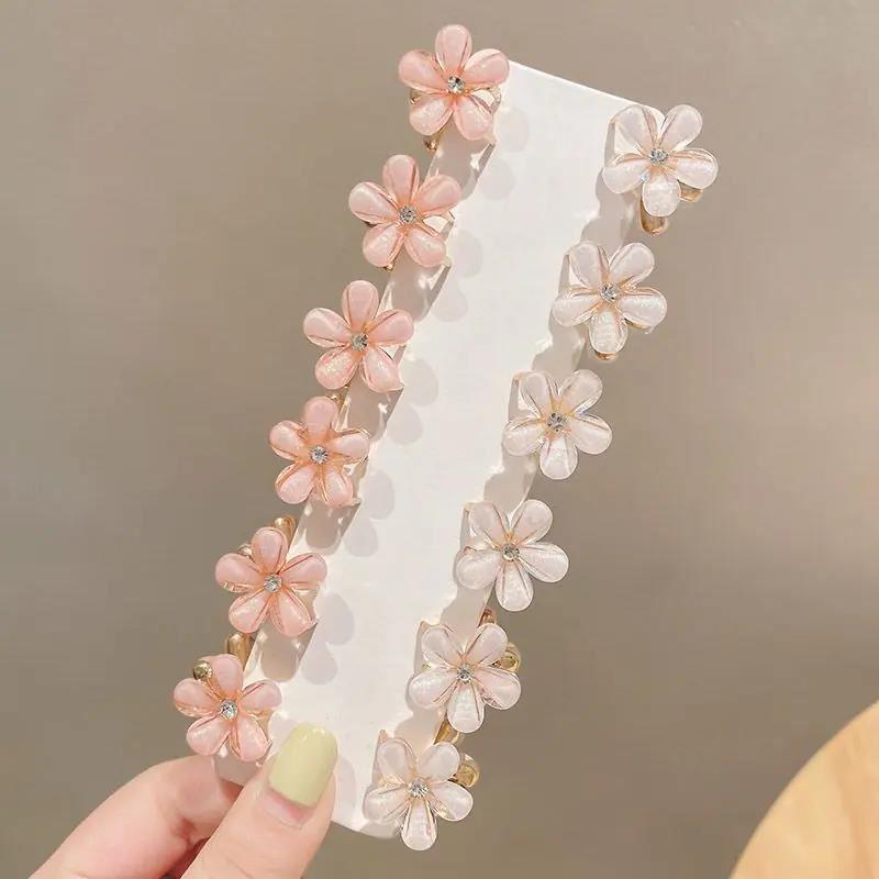 2023 Summer Camellia Mini Hair Claw Clip for Girls