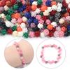 30pcs 7mm Artificial Coral Beads for Jewelry Making Resin Beads Camelia Flower Beads DIY Earring Bracelet Neckalce Wholesale