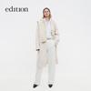 Edition Women's Wool Blend Double-Sided Long Coat