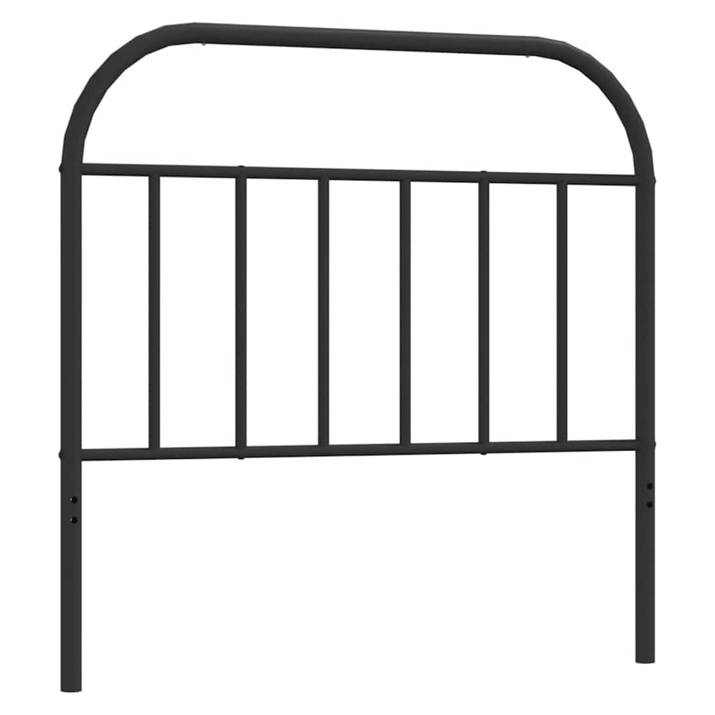 Replacement Headboard Metal Black 100 cm