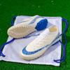 New Low-top Fly-woven Football Shoes, Youth Spikes, Broken Nails, Grass Professional Game Training Football Shoes