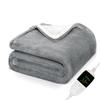 Electric Blankets Flannel & Sherpa, 6 Heat Settings, 10-Hour Time Auto-Off Function, Heated Blanket Over-Heated Protection