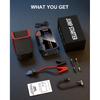 PAIVIROKU 6000A Car Battery Starter Booster & Tire Inflatable Compressor 150PSI Air Pump with Jump Starter Power Bank ,LED Light