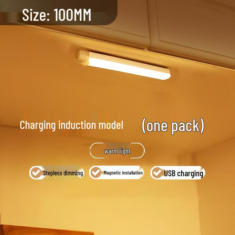Smart Wireless LED Night Light with Motion Sensor, No Wiring Needed for Home, Hallways, Wardrobes, and Cabinets