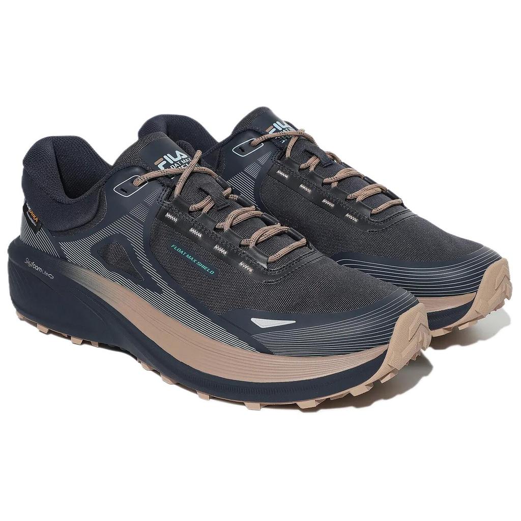 Fila Floa Max Lightweight Comfortable Durable Low-Top Running Shoes Unisex Sneakers Black 1RM02856G-961