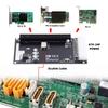NFHK 4X Oculink SFF-8612 SFF-8611 to PCIE PCI-Express 16x Adapter ATX 24-pin with Power Port for Motherboard Graphics Cards