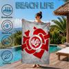 Always Fight Spirit Printed Microfiber Beach Towel, Soft And Absorbent, Quick-Dry, Ideal for Summer Travel, Beach Essential, Swimming Pool