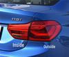BMW 1 Series F52 Rear Taillight Lens (2016-2020) - High/Low Configurations, Transparent Red Lens