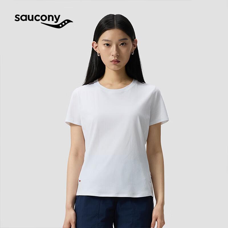 

SAUCONY Women s Crew Neck Short Sleeve Sports Knit Top S