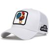 Animal Baseball Cap Cartoon Sunscreen Mesh Embroidery Truck Driver Cock Wolf Hat
