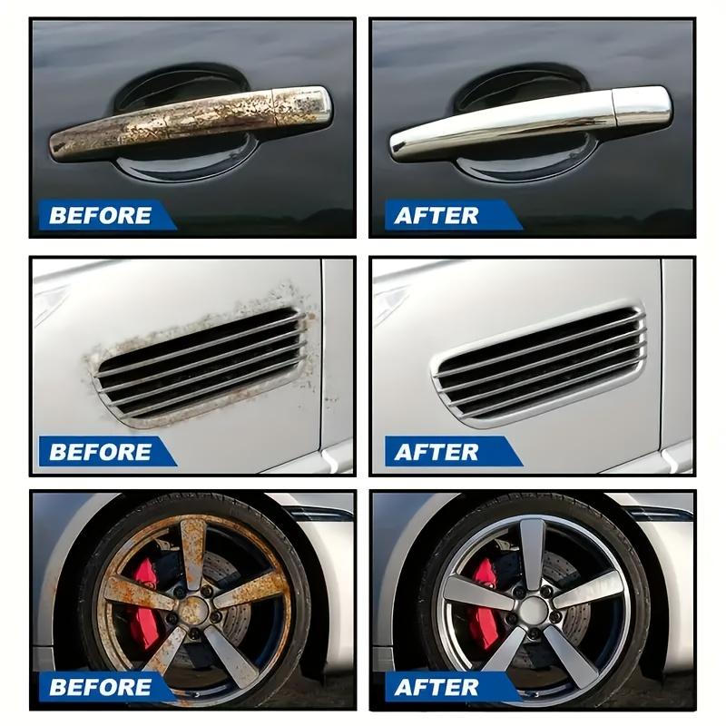 Fast Rust Removal and Anti-Corrosion Spray - Powerful Iron Powder Removal, Suitable for Safe Treatment of Metal, Chrome and Plastic Surface