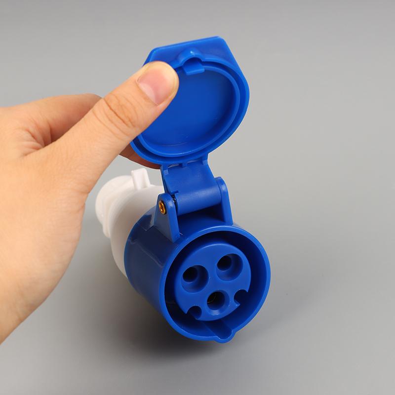 1 szt. Gniazdo przyłączeniowe do kempingu 3-pinowe 240V 16A Wtyczka przyłączeniowa do kampera kampera samochodu Adapter wtyczki głównej Adapter do przyłącza kempingowego