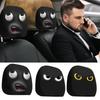 2 Stück Auto-Kopfstützenbezüge Große Augen Auto-Kopfstützenschutz Dekorative Innenzubehör Universeller Auto-Sitz-Kopfstützenbezug