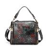 Women's Crossbody Genuine Leather Shoulder Bag - Retro European and American Style