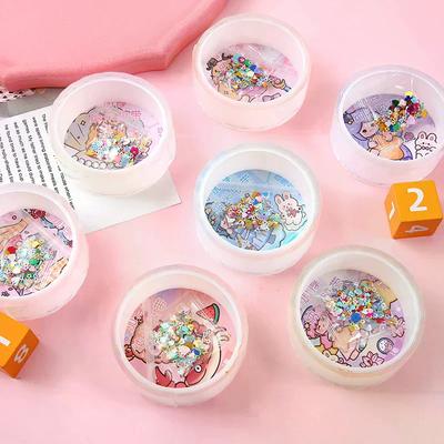 סרט נאנו רב-תכליתי עם קשיות חרוזים ליצירה DIY צעצוע צביטה לילדים יצירת בועות ניפוח סרט נאנו דביק ללא סימנים