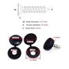 100pcs Self-tapping Screw Cross Special Lid Decorative Hole Plug Self-tapping Screw Cap