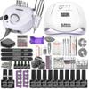Conjunto de Nail Art Lâmpada Uv Led 120/80/54w Conjunto de Esmalte de Gel Broca Elétrica para Unhas Conjunto de Nail Art-_beangle